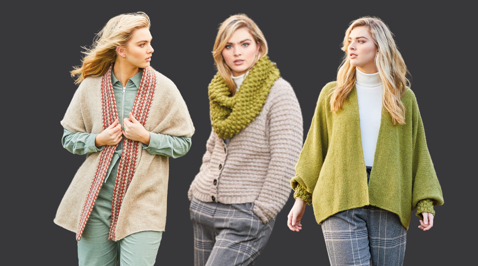 Beautiful sweaters to knit in Rowan Moordale