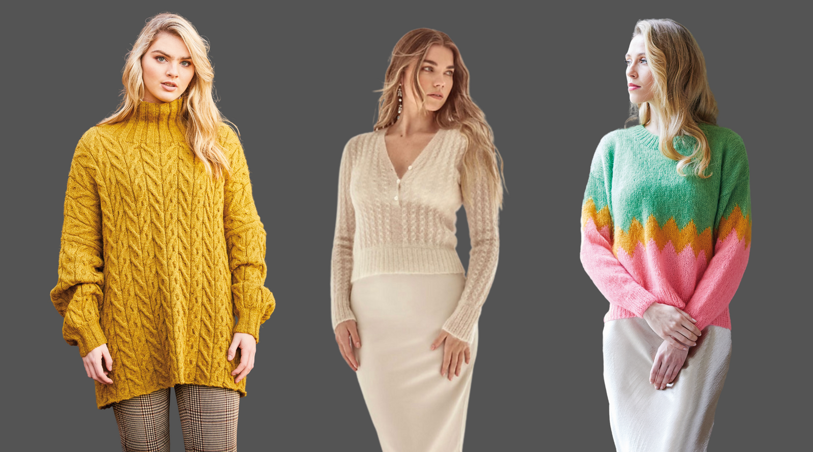 Fashion trends Fall 2022 and the patterns to knit them