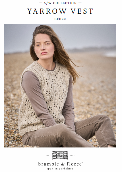 Bramble & Fleece Yarrow Vest Pattern
