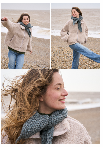 Bramble & Fleece Hazel Scarf Kit
