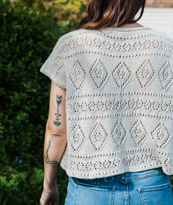 Churchmouse Boxy Lace Tee Pattern