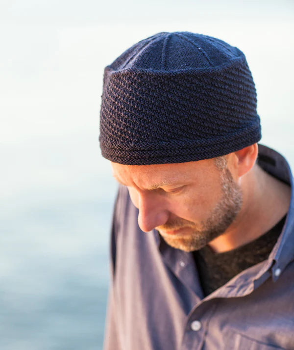 Churchmouse Seaworthy Gansey Cap Pattern