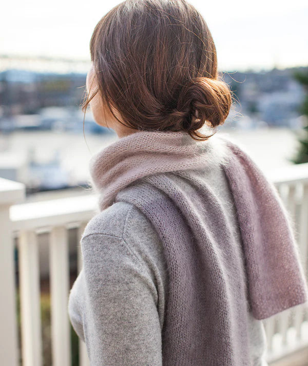 Churchmouse Color Play Mohair Scarf & Wrap Pattern