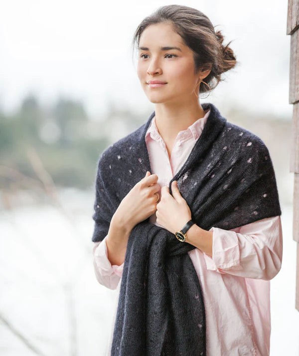 Churchmouse Polka Dot Scarf Pattern