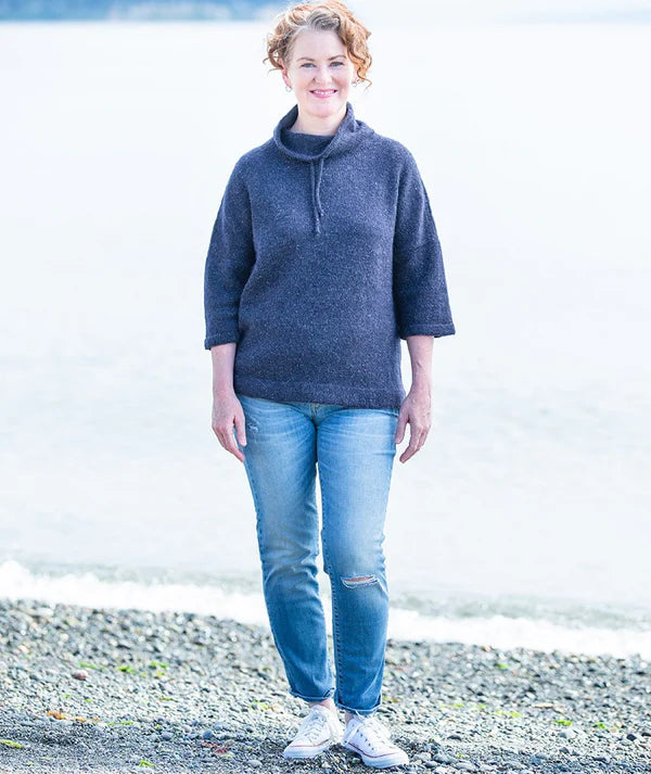 Churchmouse Funnel Neck Pullover Pattern