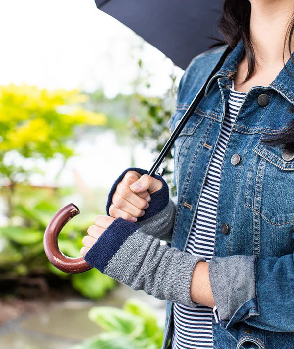 Churchmouse  Reversible Arm Warmers Pattern
