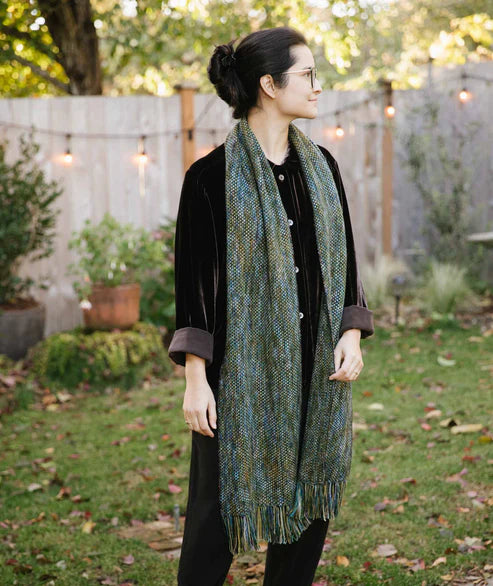 Churchmouse Linen Stitch Scarf and Loop