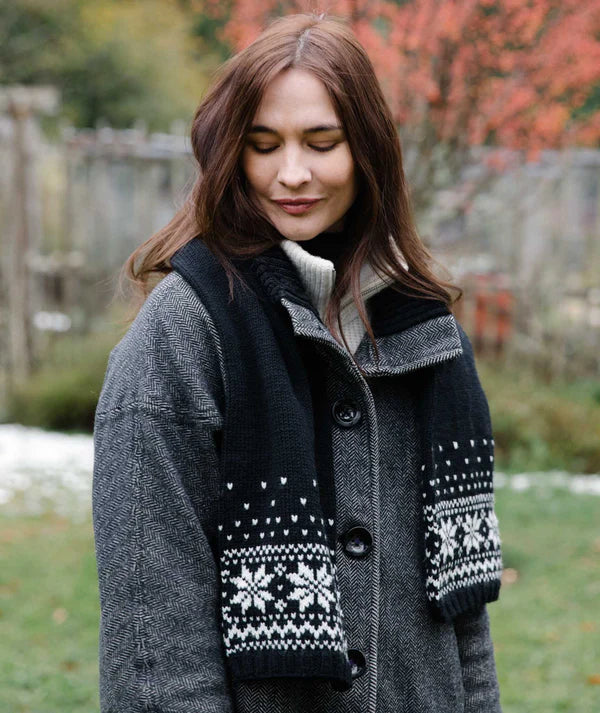 Churchmouse Snowflake Hat & Muffler Pattern