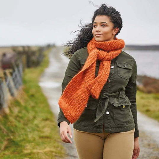 Rowan tweed haze Squall scarf