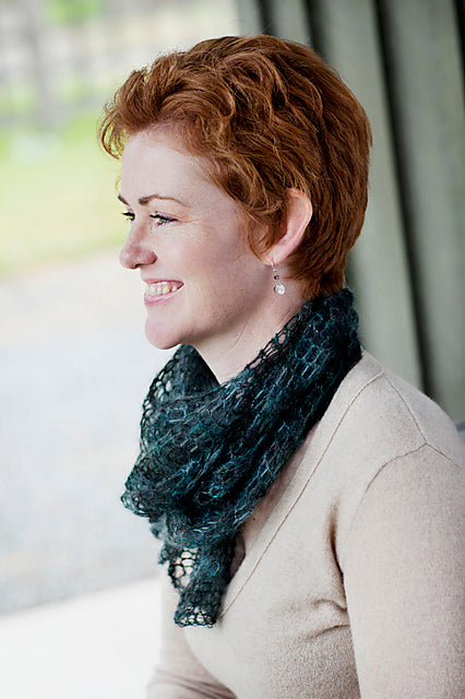 Churchmouse Kelly’s Frothy Crocheted Scarf & Wrap Pattern