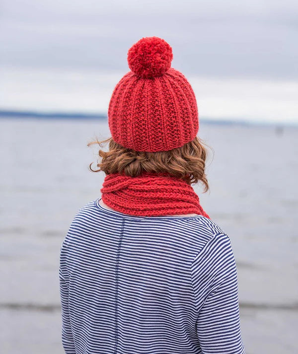 Churchmouse Mistake Rib Beanie & Scarf Pattern