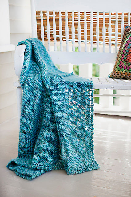 Churchmouse Picot-Edge Mohair Throw & Afghan Pattern