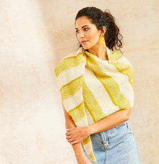 Rowan Mode collection six  Mood striped wrap