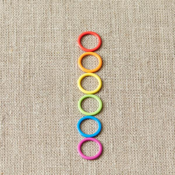 Cocoknits Colored Ring Stitch Markers --Large