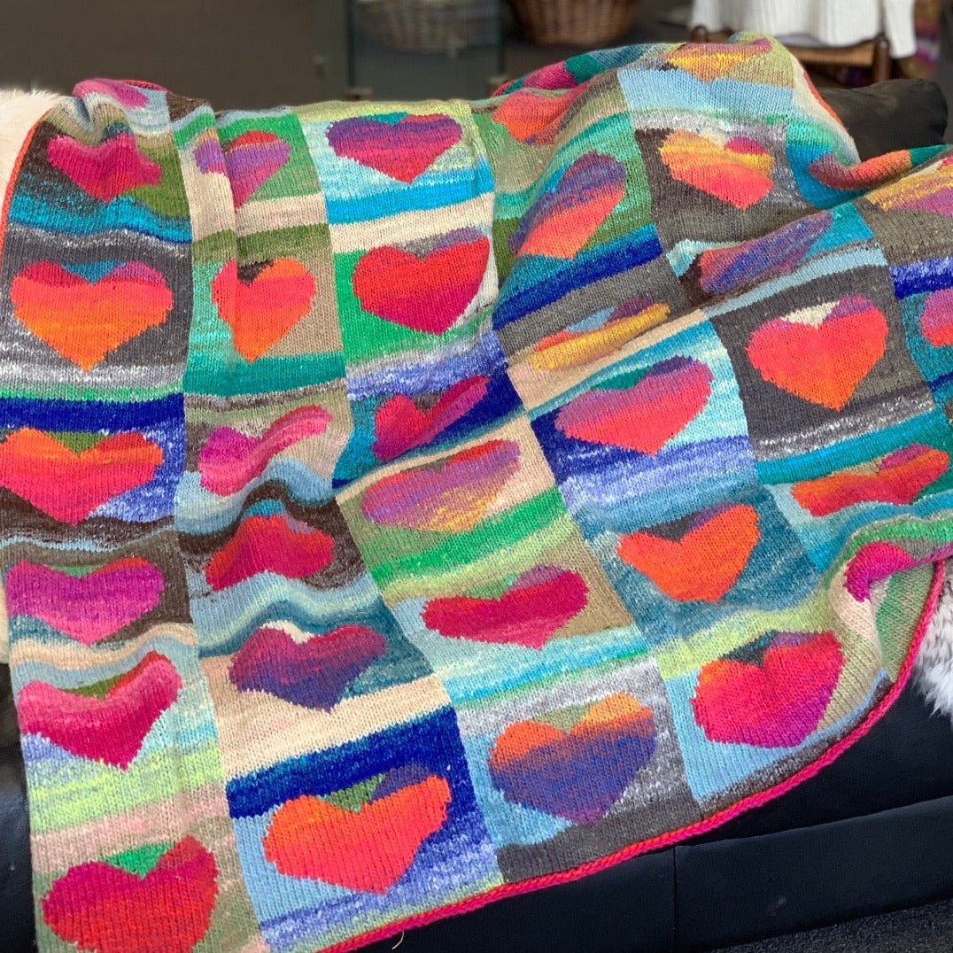 Noro-kureyon-heart-blanket-kit