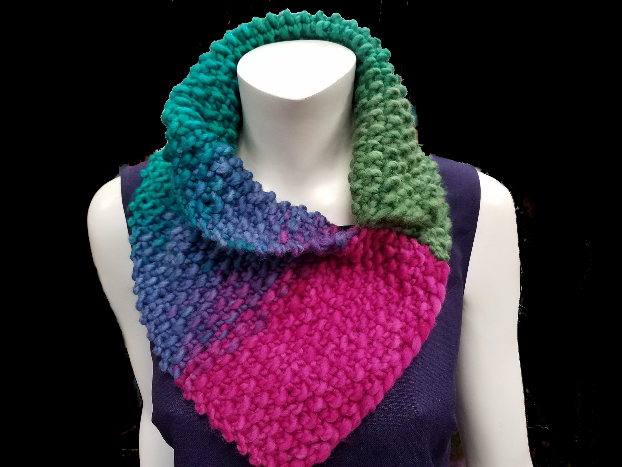 Collared Cowl in Freia