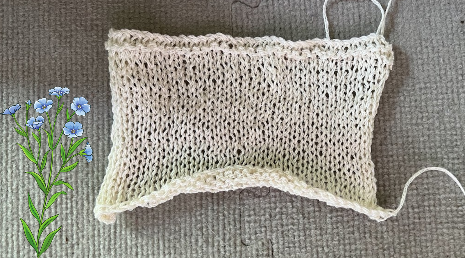 Blocking matters -- why linen and cotton block differently