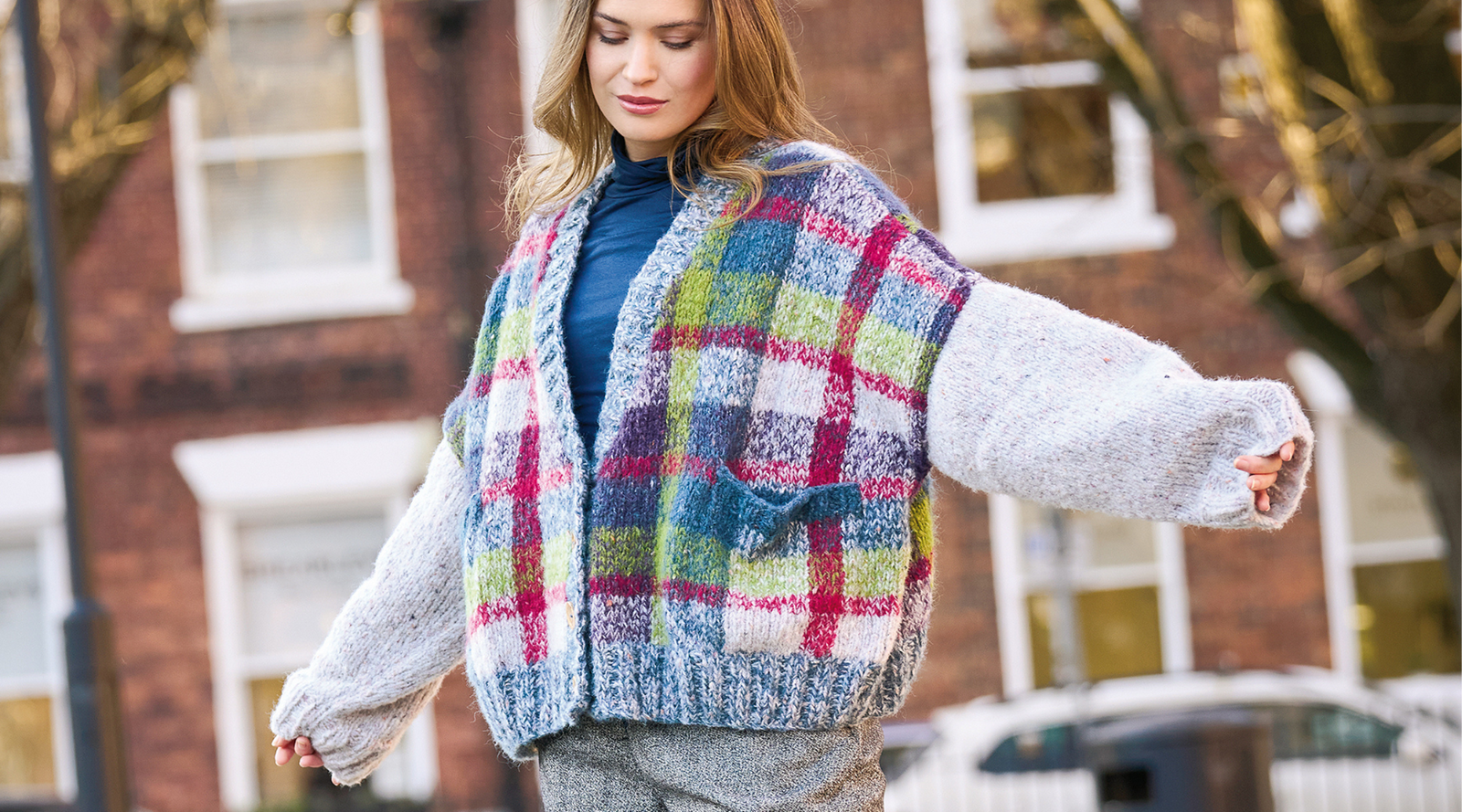 How to choose what size to knit - dropped shoulder edition