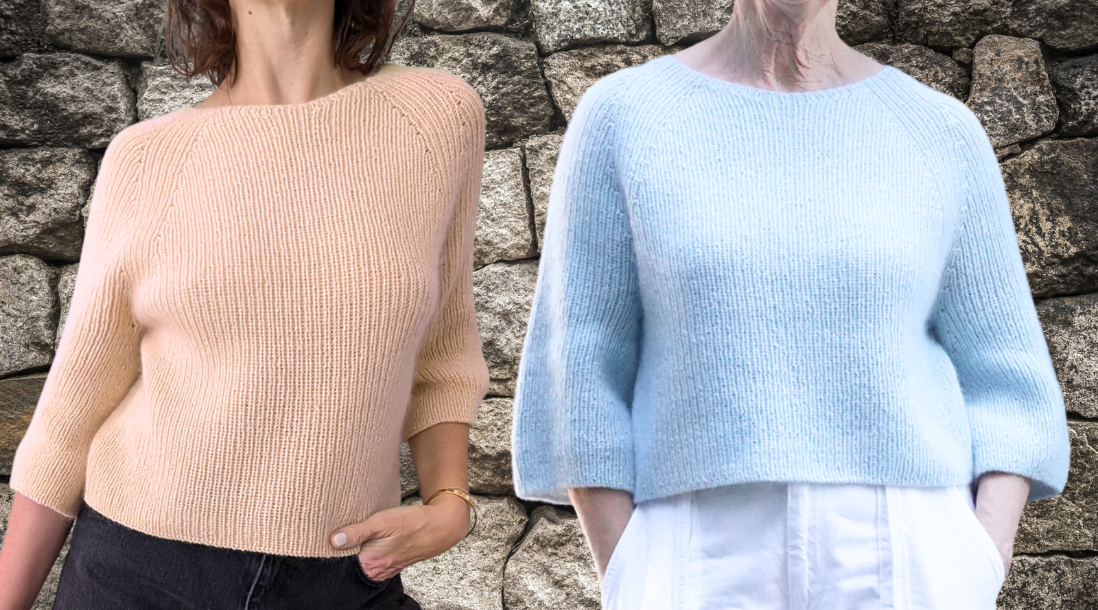 How to Measure Gauge in Ribbing - When the pattern says “Slightly Stretched”