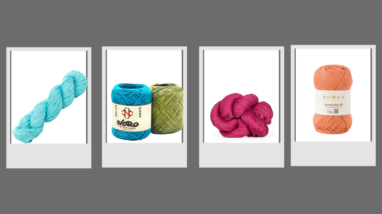Summer knitting yarns to keep you cool.