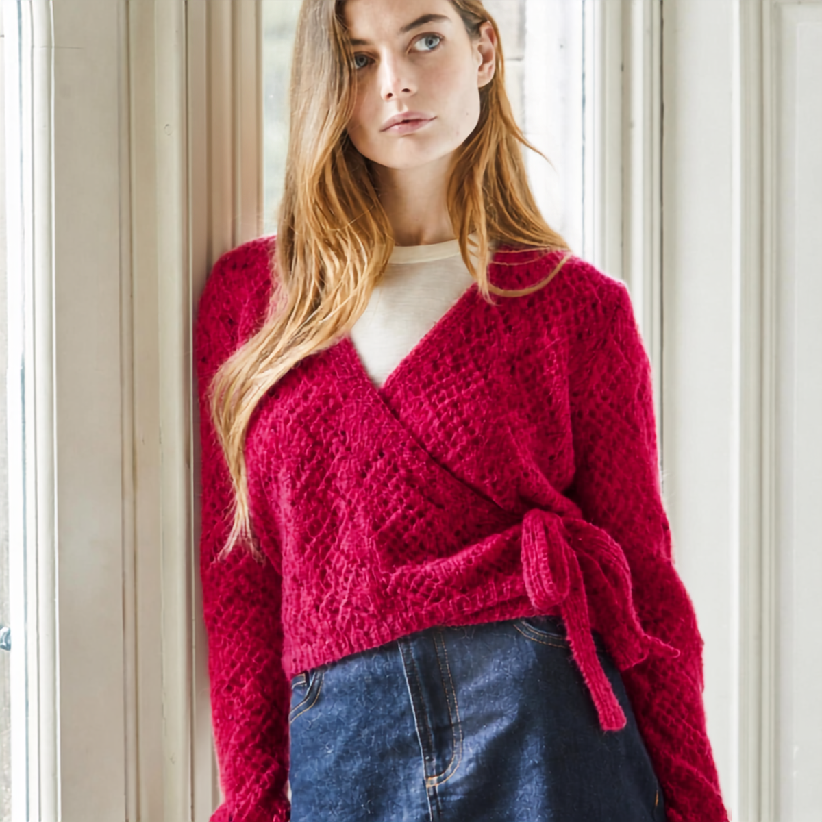 003 Rose sweater
