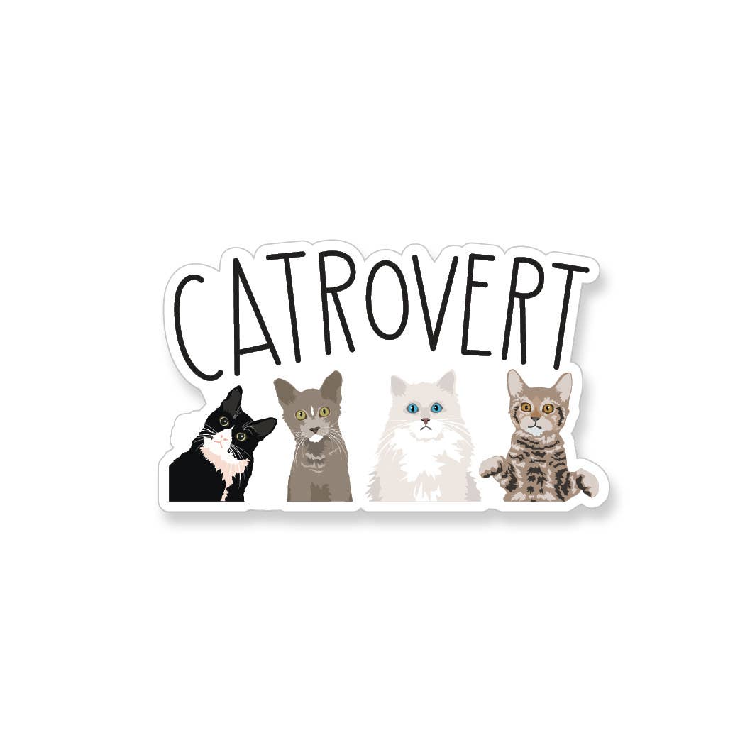 Catrovert Vinyl Sticker