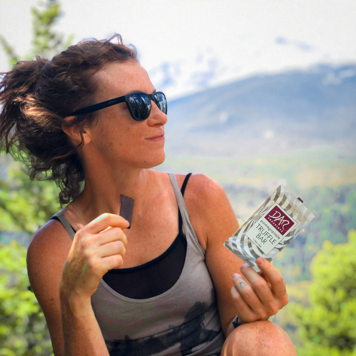 Truffle - Pomegranate Chocolate  Bar - Vegan