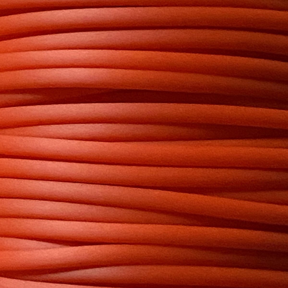 sweater try on purl strings neon orange