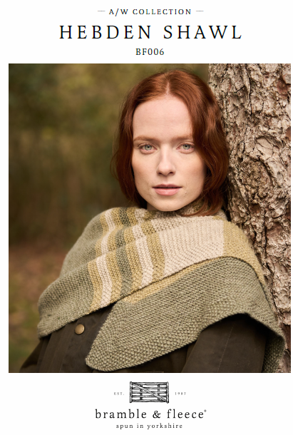 Bramble &amp; Fleece Hebden Shawl Pattern