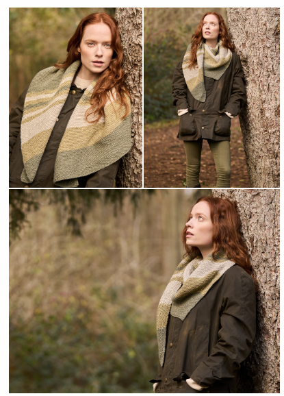 Bramble & Fleece Hebden Shawl Pattern