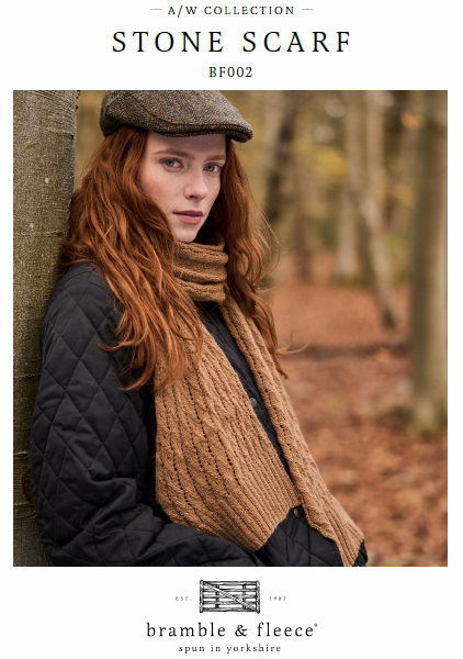 Bramble & Fleece Stone Scarf