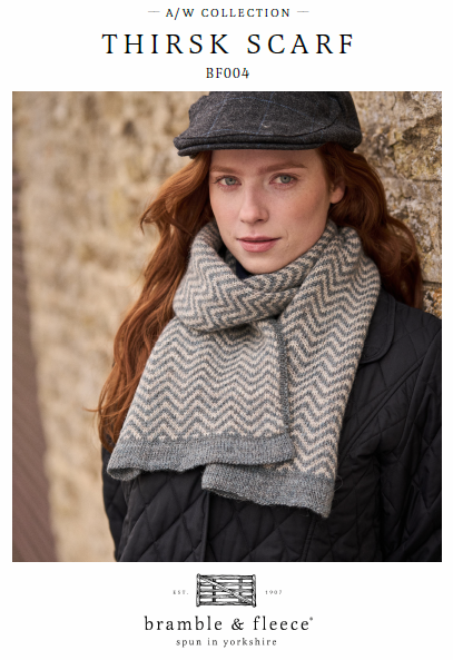 Bramble & Fleece Thirsk Scarf Pattern