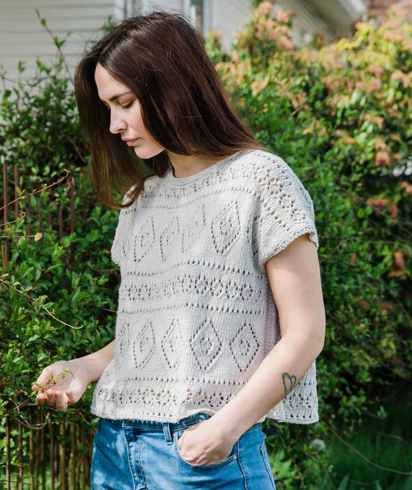 Churchmouse Boxy Lace Tee Pattern