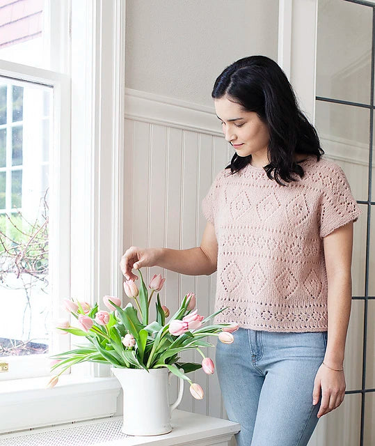 Churchmouse Boxy Lace Tee Pattern