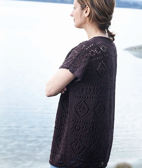 Boxy Lace Tee Kit – Cotton Cashmere Edition (Long Version)