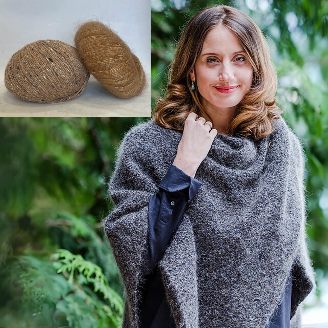 Churchmouse Quadrangle Wrap Kit-Camel