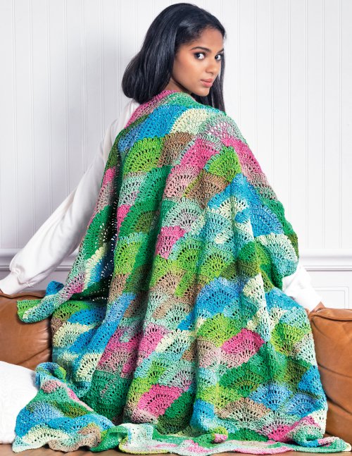Noro Crested Crochet Blanket Kit