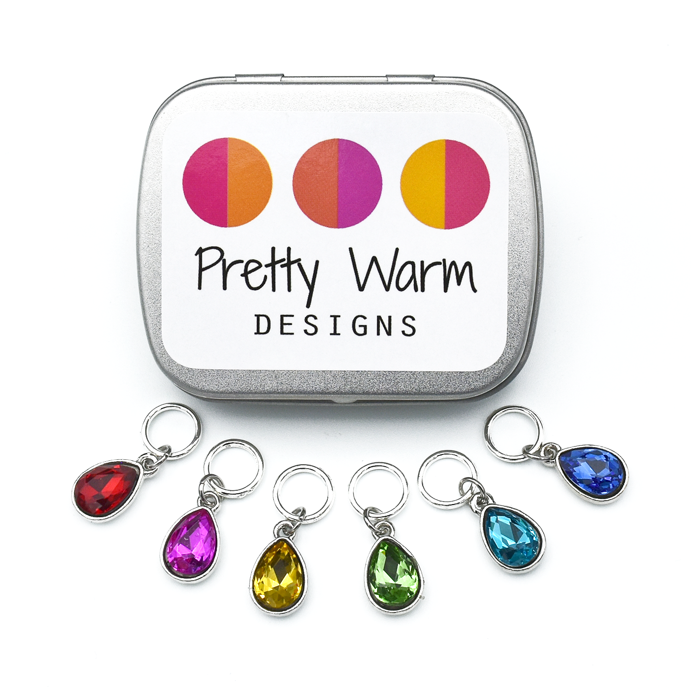 Crystal Jewels Locking Stitch Marker
