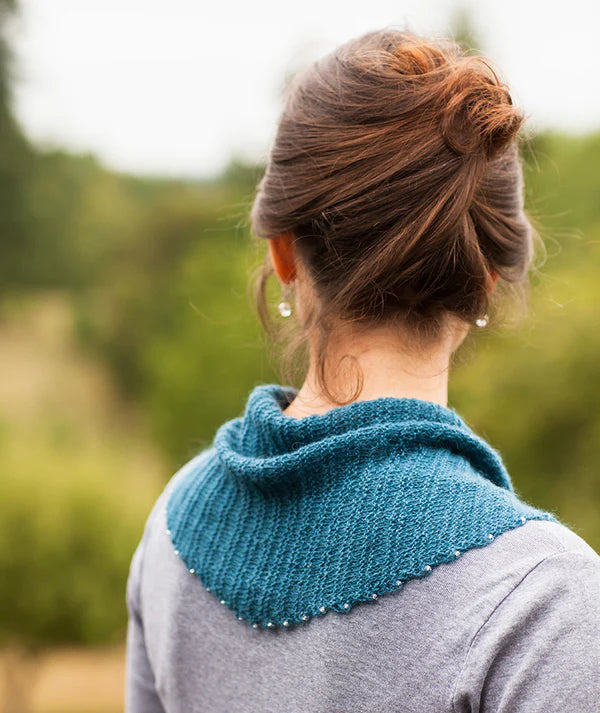 Churchmouse Racing Raindrops Scarf Pattern