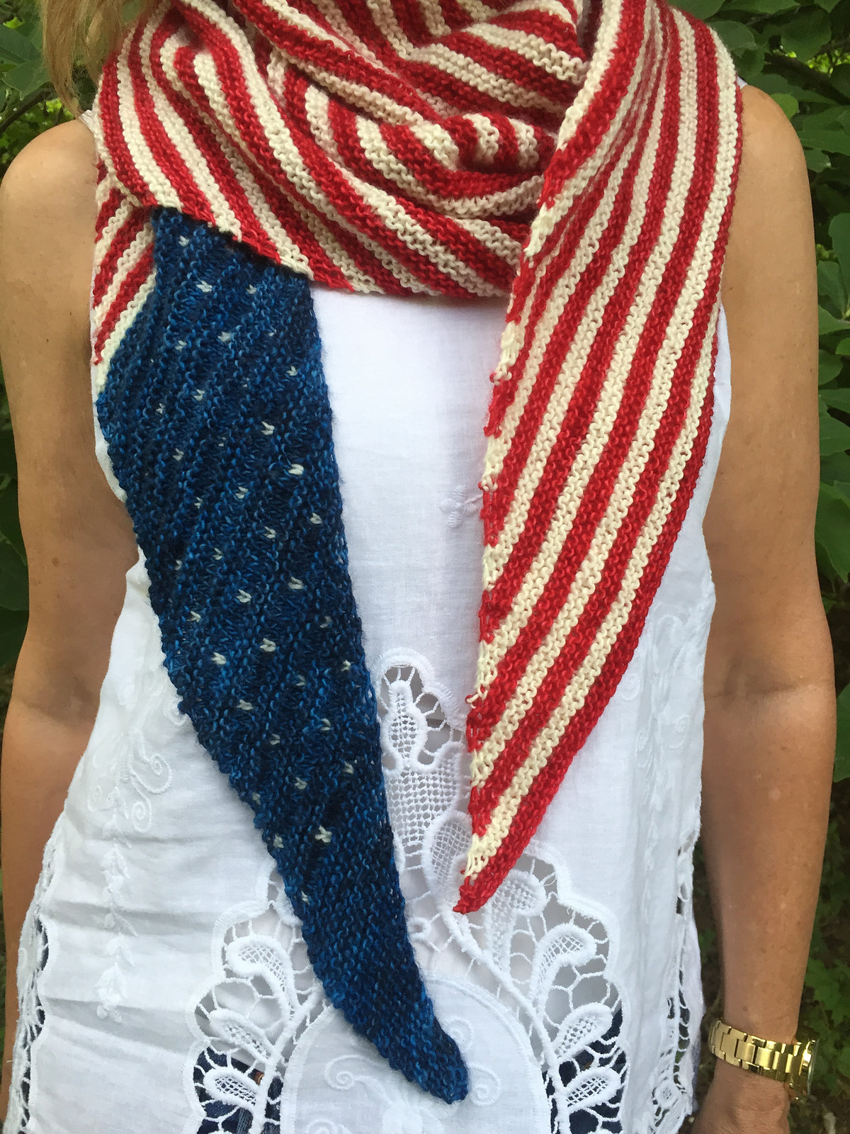 Patriotic Shawl kit