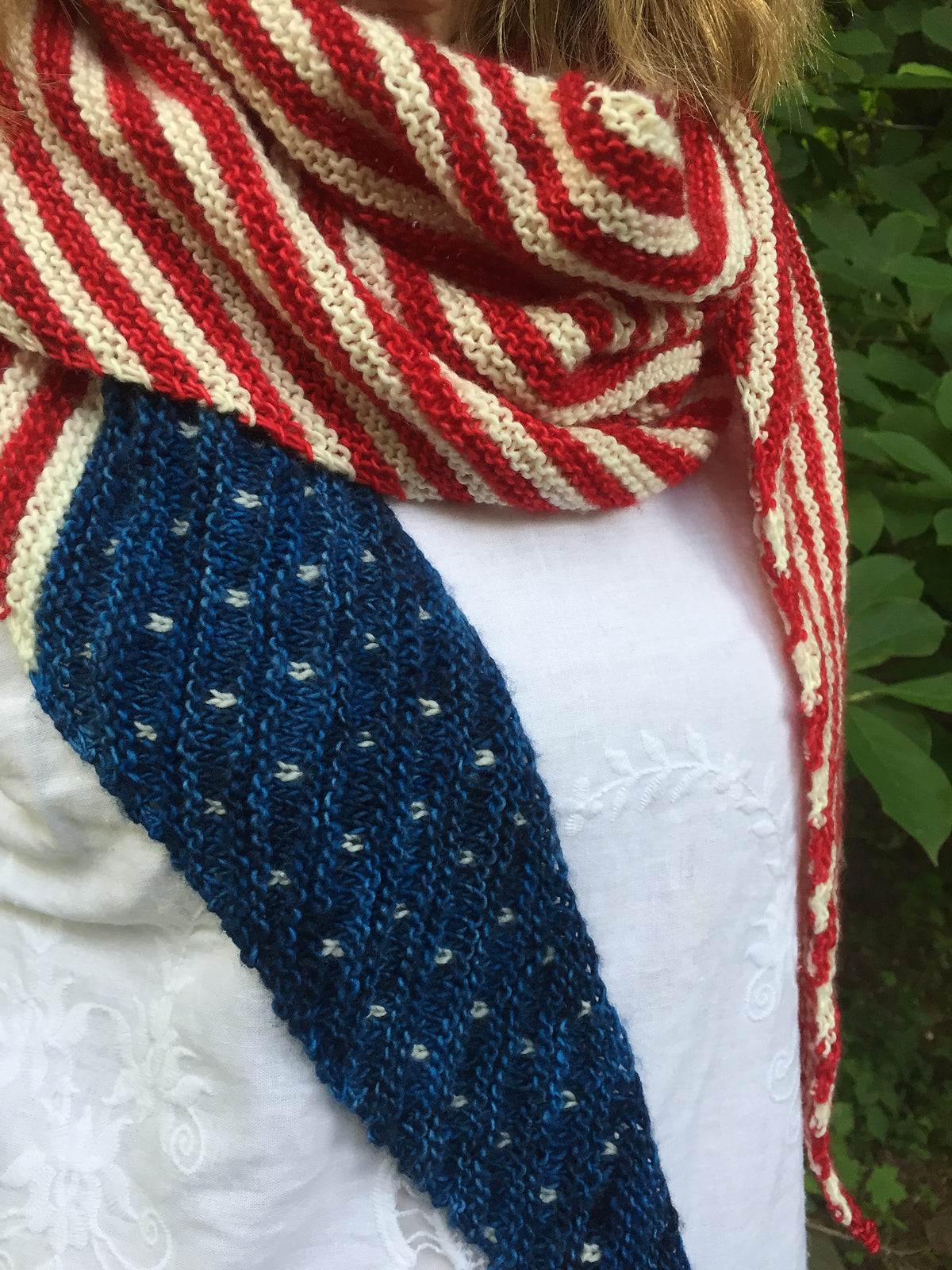 Patriotic Shawl kit