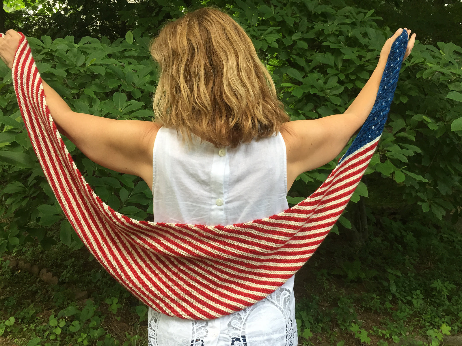 Patriotic Shawl kit