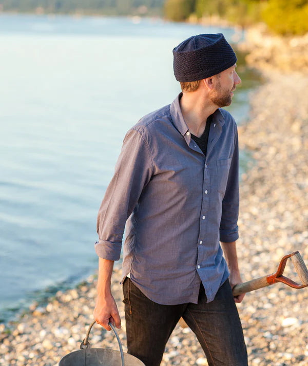 Churchmouse Seaworthy Gansey Cap Pattern