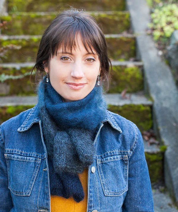 Churchmouse Color Play Mohair Scarf & Wrap Pattern