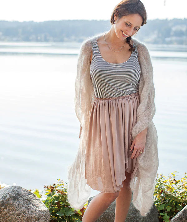 Churchmouse Ruched Scarf & Wrap Pattern