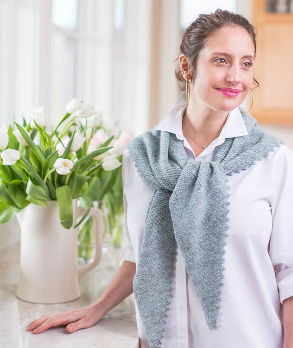 Churchmouse Pinking Shears Scarf Pattern