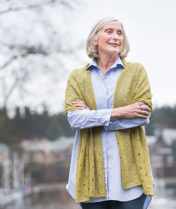 Churchmouse Polka Dot Scarf Pattern