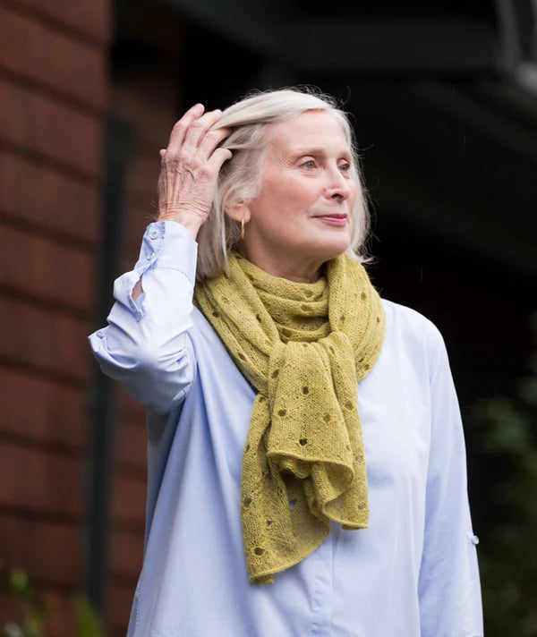 Churchmouse Polka Dot Scarf Pattern