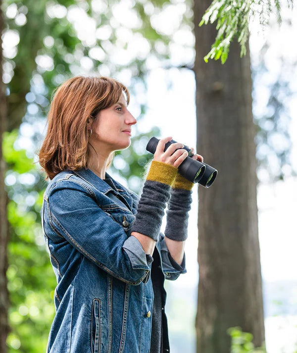 Churchmouse  Reversible Arm Warmers Pattern