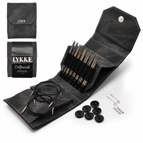 Lykke Driftwood Starter Interchangeable Needle Set 5" tips